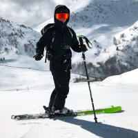 Bastón de Trekking portátil, Alpenstock, plegable, 5 secciones, aleación de aluminio, 1 unidad - details 1