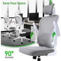 Oficina Ergonómica, Silla Gaming, con Reposacabezas Ajustable, Soporte Lumbar y Apoyabrazos Plegables, Asiento Cómodo para Juegos, Capacidad Máxima de 120 kg - details 4
