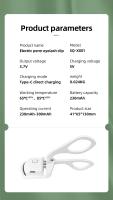 Rizador de pestañas eléctrico, modelo de carga USB, calentamiento rápido, portátil, permanente, Clip térmico - details 9