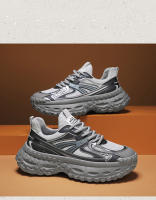 Zapatillas de deporte para hombre, nueva moda, exterior, parte inferior gruesa, aumento de altura, zapatos deportivos informales cómodos para correr para hombre - details 2