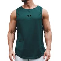 Summer Tank Top Mens Gym Fitness Training Clothing Quick Dry Silm Fit Bodybuilding Sleeveless Shirts Men Fashion Basketball Vest - details 14