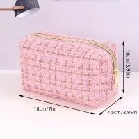 Neceser cosmético elegante, bolsa de tocador, organizador de maquillaje con cremallera, estuche de viaje portátil para artículos - details 3