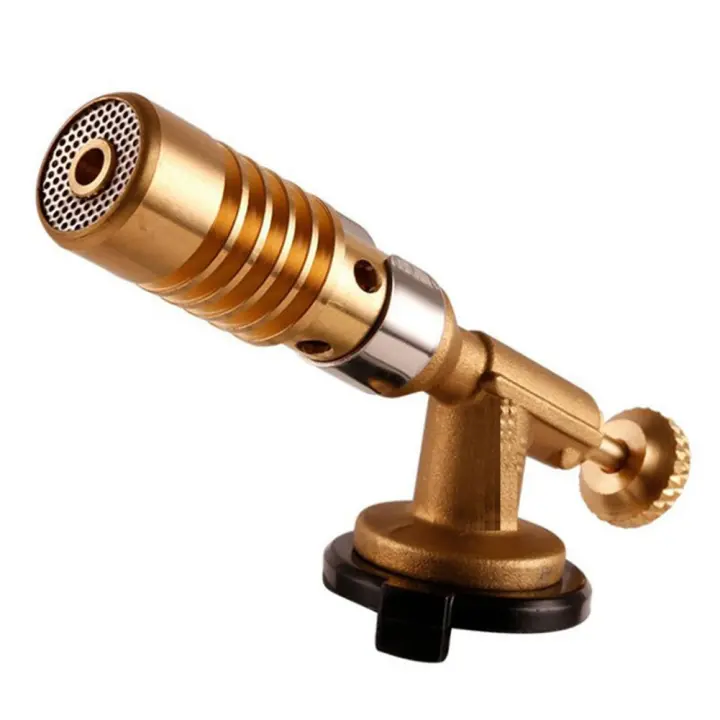Soplete de soldadura con quemador de Gas portátil, soplete de cobre de alta temperatura, latón, Mapp - 1
