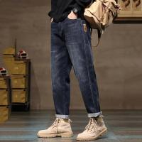 Jeans Holgados de Pierna Ancha de Alta Calidad Ropa de Calle para Hombres con Estilo Baggy - details 5