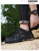 Zapatos de senderismo de marca para hombre, calzado de escalada de montaña transpirable, calzado de entrenamiento cómodo para exteriores, zapatillas deportivas antideslizantes para senderismo - details 24