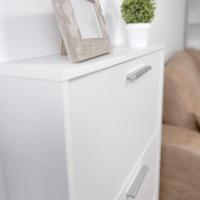 Organizador de Zapatos Estrecho Elenor Diseño Práctico y Funcional Acabado en Blanco - details 11