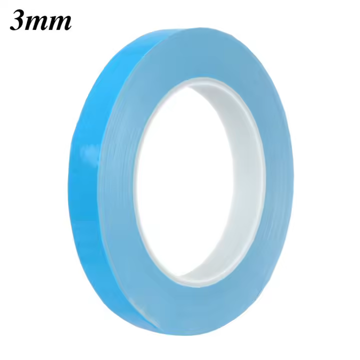 Cinta térmica de transferencia de calor de doble cara, tira LED de CPU térmica de alta calidad, disipador térmico de luz, cintas adhesivas conductoras, 25 metros por rollo - 1