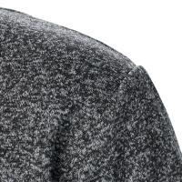 Top de suéter de punto casual de manga larga con cuello levantado para hombre de otoño e invierno - details 34