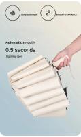 Paraguas plegable automático resistente al viento, 72 varillas de fibra de vidrio reforzadas, paraguas de protección contra el sol y la lluvia UV 50+ para hombres y mujeres - details 32