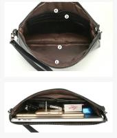 Bolsa de Suafte para Hombres Diseño de Monedero de Tarjeta de Cuero PU con Característica de Cremallera Bolsa de Mano con Correa Ideal para Teléfono y iPad - details 18