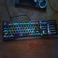 Juego de teclas de teclado nical DIY, 104 Uds., OEM, retroiluminado, un solo Color, ABS, tapa rosa para teclas Cherry MX 61/87/104 - details 1