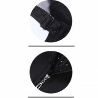 Corsé de palacio de neopreno, 3 capas de parche absorbente de sudor, moldeador corporal para mujeres con control del abdomen y cremallera - details 5