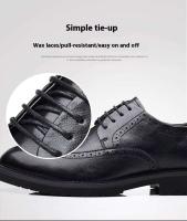 Zapatos de vestir informales de piel de vaca de alta calidad, suaves y cómodos, estilo de negocios y oficina, zapatos formales Oxford para hombre - details 9