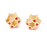 Pulseras de Brass Dorado Mate 4PCS Grande Agujero Abalorios para Hacer Joyas DIY - details 65