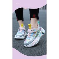 Zapatos de marca para niños, zapatillas de deporte para niñas, zapatos deportivos transpirables para niños, zapatillas de tenis cómodas informales de color rosa a la moda para uso diario - details 3