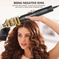 Secador de Pelo 5 en 1 Accesorios para Peinar Alisar Ondas Perfecto para Cabello Recto y rizado - details 3