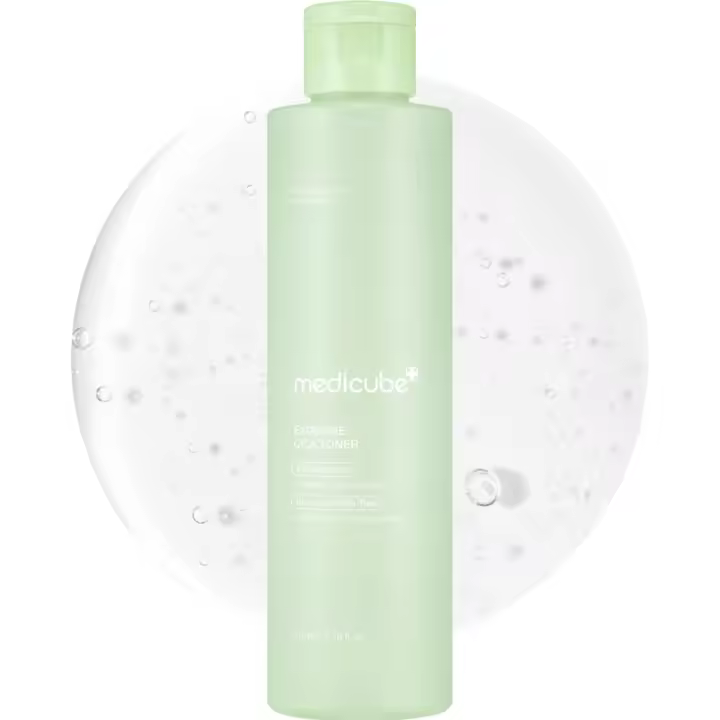 Tónico calmante diario medicube con exosoma CICA, Heartleaf, Tea Tree, 12 tipos de CICA |   Cuidado coreano de baja irritación y cuidado del sebo, - 1