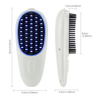 Cepillo de Masaje para Piel con Tecnología de Luz Azul y Roja Herramienta de Estilo Eléctrico para Prevención de Pérdida de Cabello y Crecimiento del Cabello - details 22