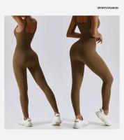 Mono de Yoga de Manga Larga Conjunto Deportivo para Mujeres Ropa de Gimnasio de Moda - details 6