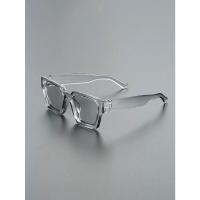 Gafas de Sol Cuadradas de Moda 1/2 PC Montura de Plástico Para Hombres y Mujeres Uso Diario - details 10