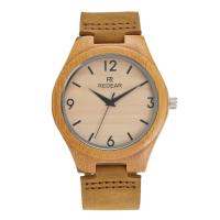 Reloj de bambú y madera Reloj de cuarzo para parejas de moda, vida impermeable - details 1