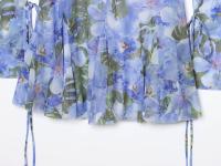 Ropa de mujer europea y americana, vestido de malla de seda estampado popular, falda con tirantes para mujer - details 8