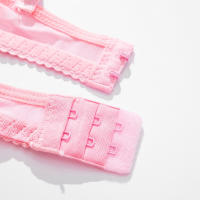 Lencería Sexy para mujer, conjunto de sujetador de encaje con realce, ropa interior, disfraz de sirvienta con aros - details 9
