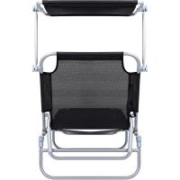2 Tumbonas de Playa Reclinables con Sombrilla Ajustable |   Plegables y Portátiles - details 2