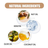 Queratina de nuez para reparar daños, cabello seco, mascarilla nutritiva suave e hidratante para el cabello - details 2