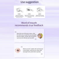 Rodillo masajeador de crema para ojos antiarrugas, antiojeras, bolsas hidratantes para ojos, ácido hialurónico antienvejecimiento, productos para el cuidado de la piel de los ojos - details 3