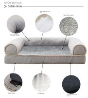 Cama de Mascotas Ortopédica Impermeable Almohada Soporte para Perros Mediu, Cubierta Desmontable y Lavable, Antideslizante - details 5