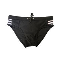 Jessborn calzoncillos de natación para hombre, pantalones cortos de cintura baja a rayas, bañador deportivo para surfear en la playa, primavera caliente - details 7