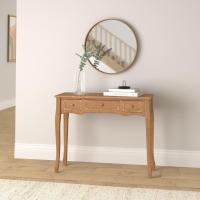 Mesa de entrada recibidor consola 3 cajones madera MDF mesa auxiliar pasillo vestíbulo comedor teléfono llaves mueble aparador tocador - details 27