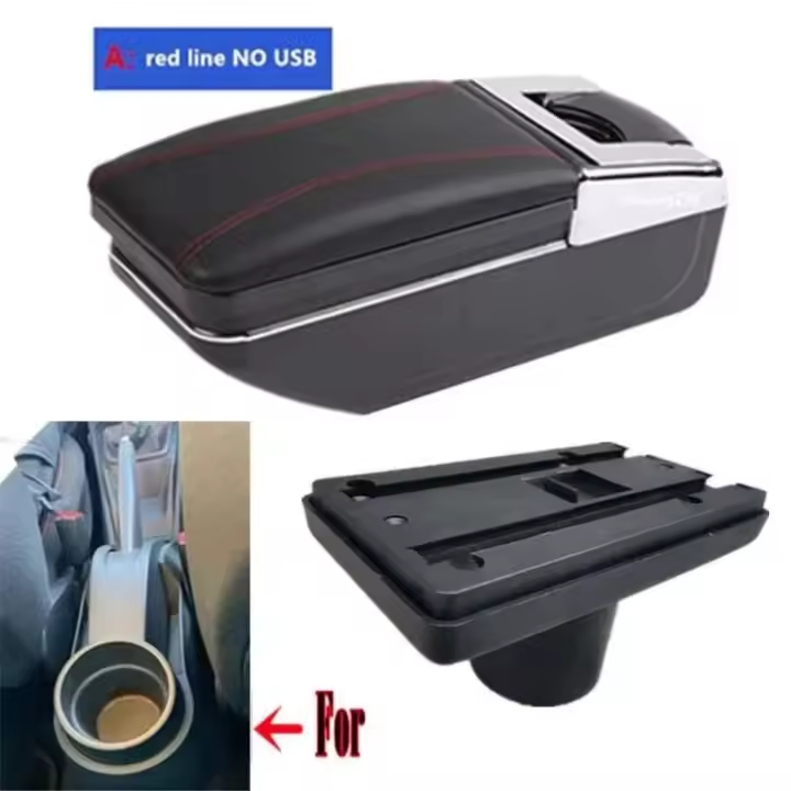 Reposabrazos de asiento usados ​​para 6J Ibiza Island 6L 2010-2019 CA Iluminación de reposabrazos interior Accesorios especiales de renovación automotriz - 1