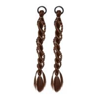 2 uds. De coleta larga trenzada para boxeo, banda para el cabello con cola de caballo doble, resistente al calor, extensión de cabello Natural - details 13