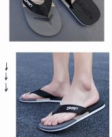 Zapatillas de hombre informales a la moda para interiores, zapatillas de inglete con Clip de verano, zapatos transpirables para hombre, sandalias de bloque de Color para el hogar, talla 40-47, novedad de 2024 - details 17