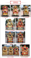 3 estatua de Buda 1 metro 6 templo de resina de fibra de vidrio vestido de rojo invita al Dios de la riqueza - details 3