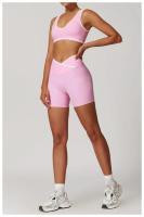 Conjunto de Yoga de 2 Piezas Trajes de Entrenamiento de Poliéster para Fitness - details 31