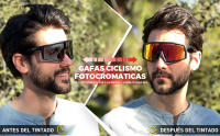 SCVCN Gafas de Ciclismo Photochromicas para Hombre y Mujer Protección UV400 Lentes de Policarbonato Ajustables de Luz Gafas de Pesca con Marco TR - details 1