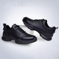 Zapatos de hombre primavera nueva malla de cuero transpirable zapatos para correr juventud al aire libre tendencia zapatos deportivos - details 7