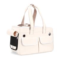Bolsa cruzada para gatos, bolsa portátil para mascotas para salir al aire libre, bolso de lona transpirable, bolsa plegable para perros para salir - details 3