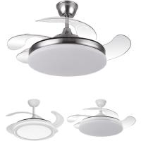 Ventilador de Techo LED con Temporizador 3500-4000-6500K, 6 Velocidades, Aspas retráctiles |   (Blanco) - details 8