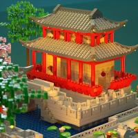 China-Chic micro particle building blocks are difficult to assemble Suzhou garden architecture series assembled toys - details 8