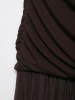Nuevo vestido de malla de seda estilo occidental elegante y versátil a la moda para mujer - details 5