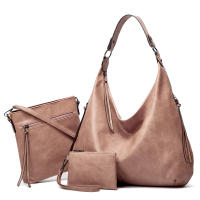 Bolso de Hombro para Mujer, Bandolera de Cuero PU, 3 piezas, informal, Gran Capacidad - details 36