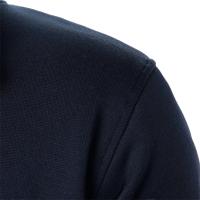 Chaqueta deportiva para hombre, informal, con cremallera, cuello levantado, abrigo con capucha, cárdigan, sólido - details 9