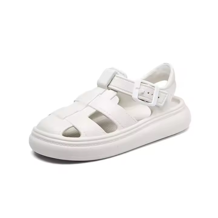 Nuevo 2025 zapatos para niños sandalias con diseño de hebilla clásica para niños niñas, sandalias suaves y cómodas, zapatillas, escuela 26 - 1