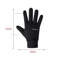 Guantes de fútbol con agarre térmico, manoplas resistentes al agua, para deportes al aire libre - details 15