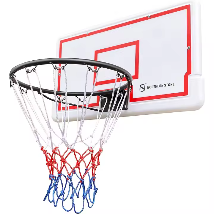 Tablero de aro de Baloncesto para Montaje en Pared para Exteriores e Interiores - 1