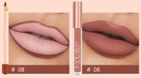Lápiz Delineador de labios mate, taza antiadherente de larga duración, no se decolora, resistente al agua, terciopelo pigmentado, Kit de brillo de labios, Cosméticos de belleza, maquillaje Gif - details 12